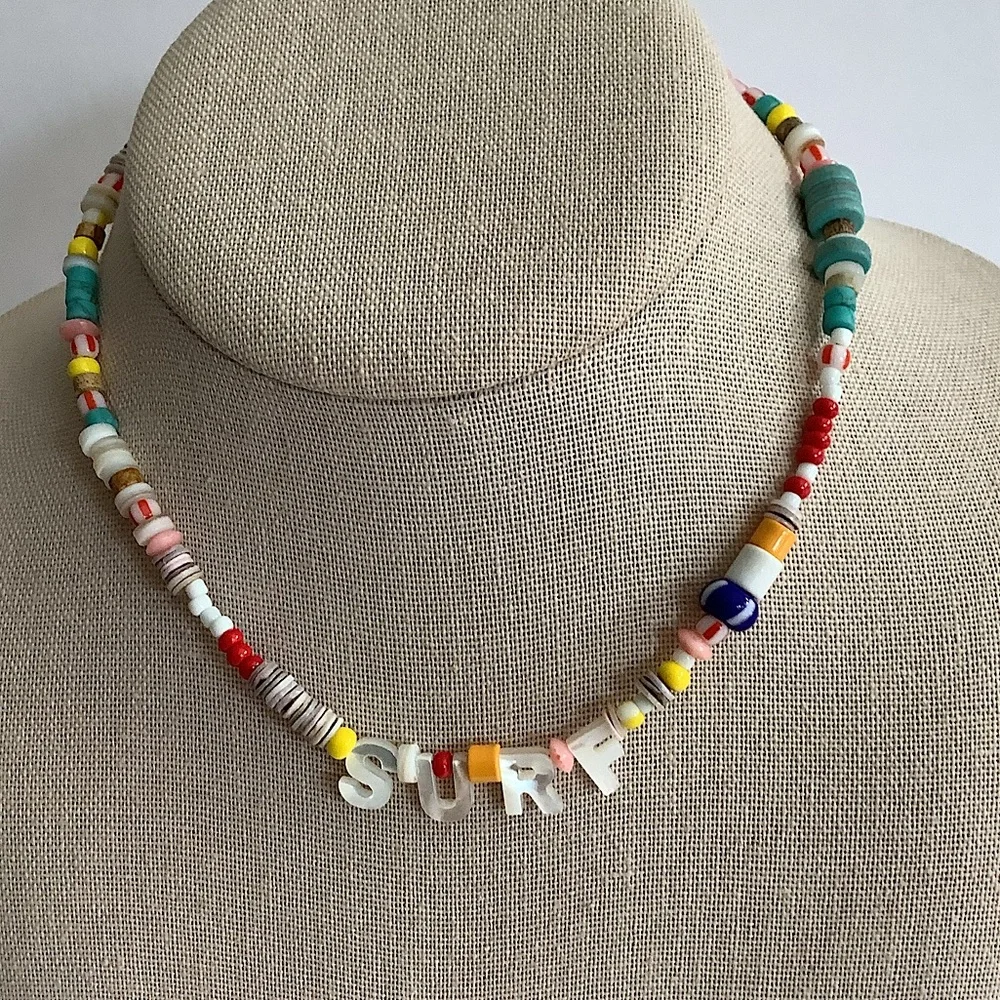 DANNIJO Surf Beaded Necklace New - Picture 1 of 3